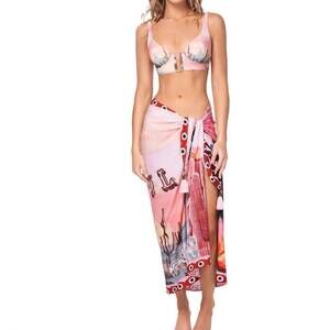 NEW OLA AZUL julia desert pareo in multicolor